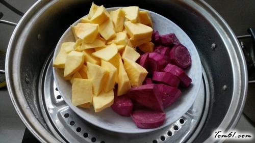 【双薯糯米丸子】