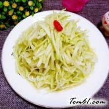 糖醋白萝卜丝的做法