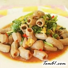 凉拌小肠的做法