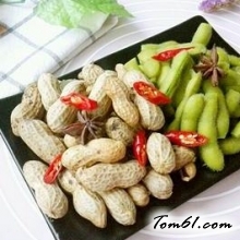 红辣椒花毛拼盘的做法