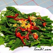 蒜香龙须菜的做法