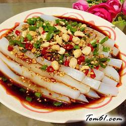 凉拌豌豆凉粉的做法