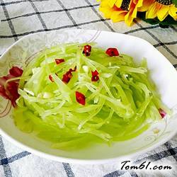 凉拌青笋丝的做法