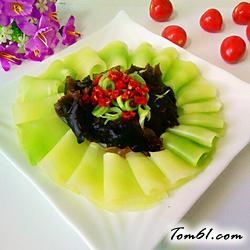 莴笋拌木耳的做法