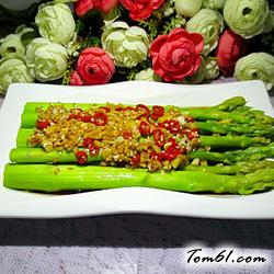 姜汁芦笋的做法