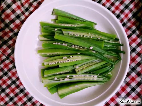 【凉拌秋葵(洋豆角)】