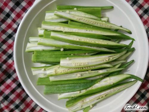 【凉拌秋葵(洋豆角)】