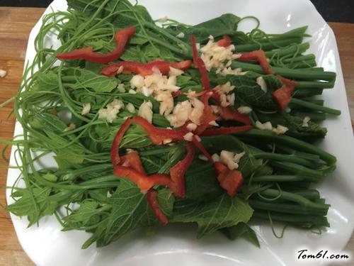 【蒜香龙须菜】