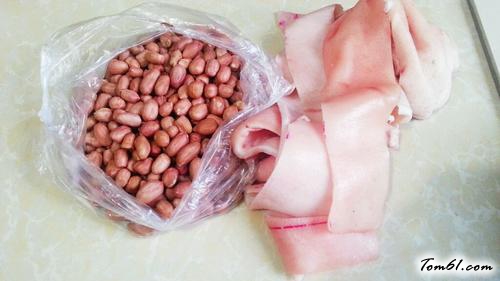 【花生卤猪皮】