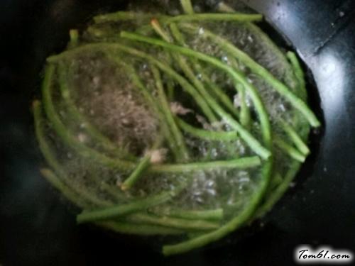 【清拌芥兰豇豆角】