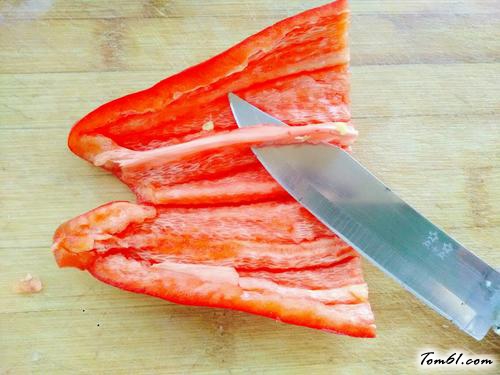 【凉拌杏仁青红椒】