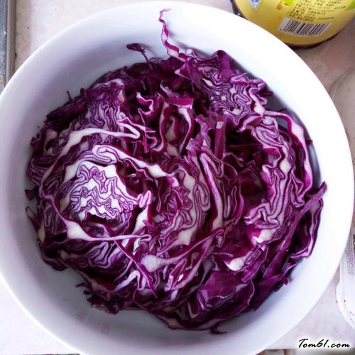 【凉拌紫甘蓝】