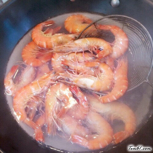 【白灼九节虾】