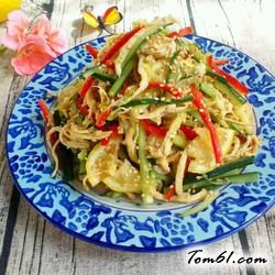 柠檬鸡丝的做法