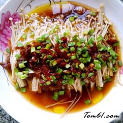 蒜蓉金针菇的做法