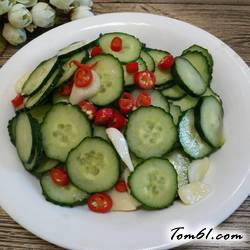 蒜片黄瓜的做法