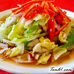 凉拌卷心菜的做法