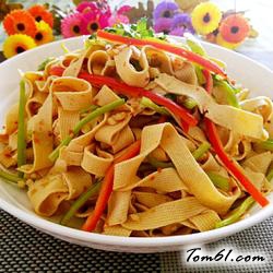 凉拌干豆腐的做法