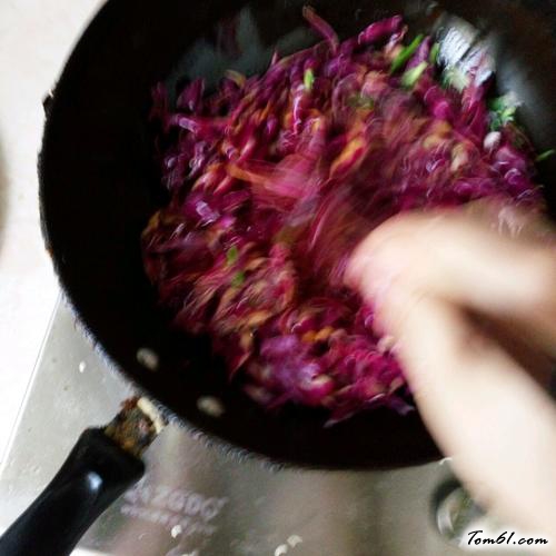 【凉拌紫甘蓝】