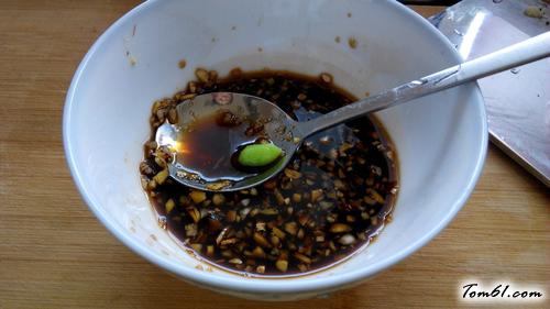 【菠蒜红油澡(芥末味)】