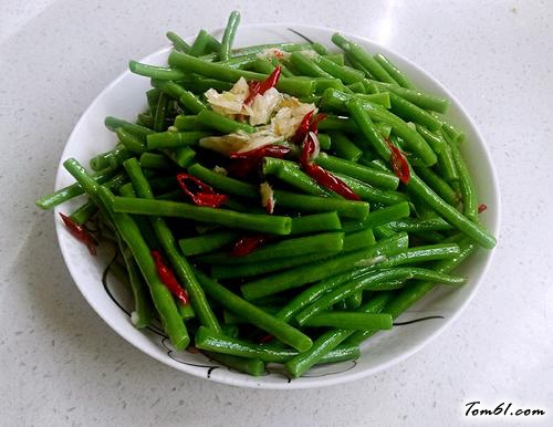 【蒜末豇豆】