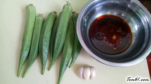 【凉拌秋葵】