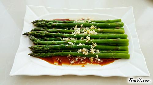 【油淋芦笋】