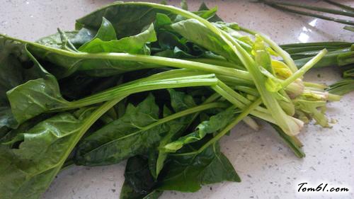 【菠蒜红油澡(芥末味)】