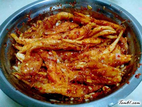 【朝鲜族咸菜：沙参】