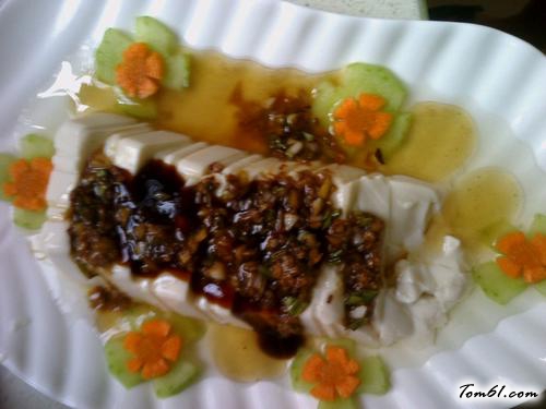 【虾尾凉豆腐】