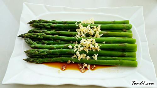 【油淋芦笋】