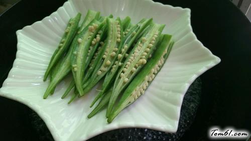 【凉拌秋葵】