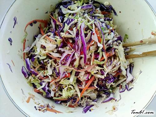 【凉拌三丝卷心菜】