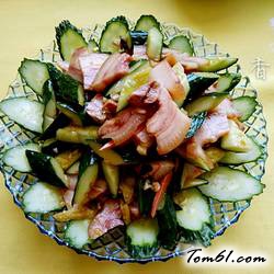 凉拌青瓜猪头肉的做法