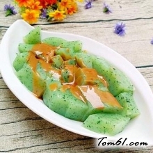 菜汁凉粉的做法