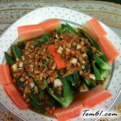 热拌秋葵的做法