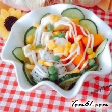 玉米蔬菜水果什锦沙拉的做法