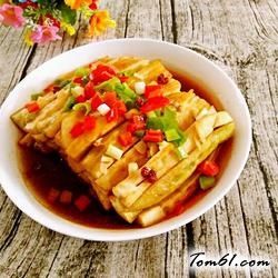 油泼蒜泥茄条的做法