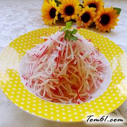 糖醋红水萝卜的做法