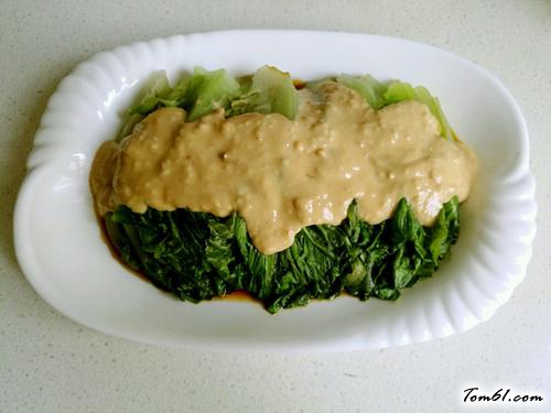 【麻酱拌生菜】