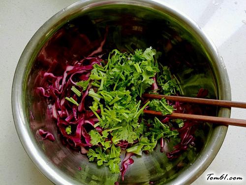 【凉拌紫甘蓝】