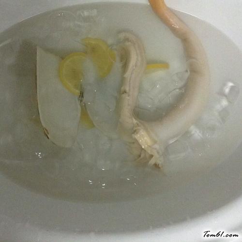 【象拔蚌刺身拼】