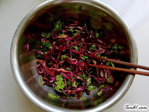 【凉拌紫甘蓝】