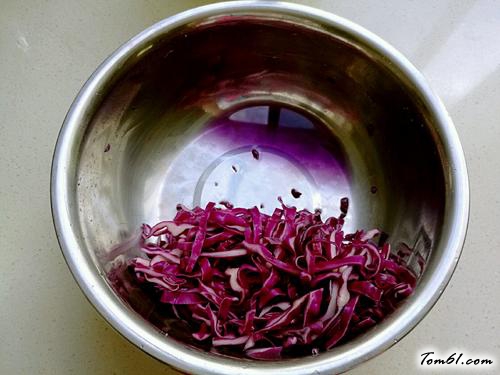 【凉拌紫甘蓝】