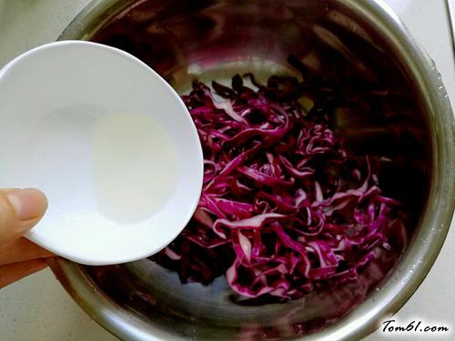 【凉拌紫甘蓝】