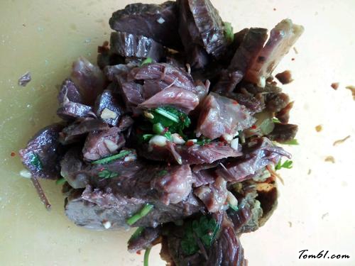 【凉拌五香牛肉】