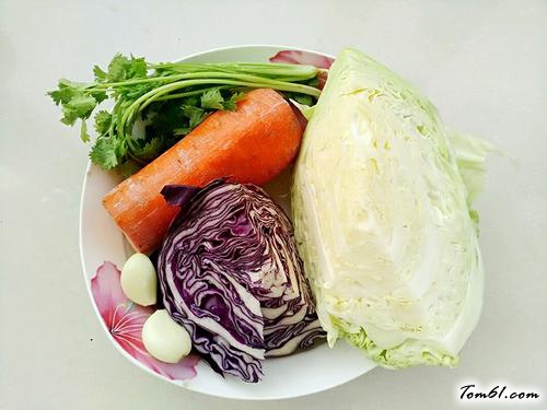 【凉拌三丝卷心菜】