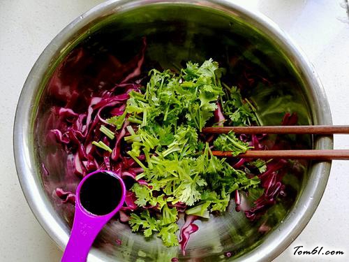 【凉拌紫甘蓝】