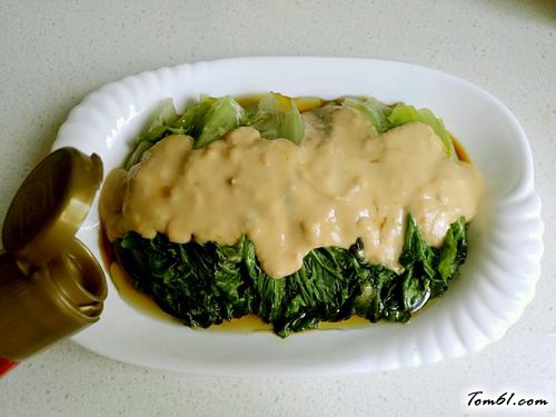 【麻酱拌生菜】