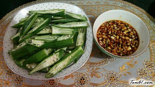 【热拌秋葵】